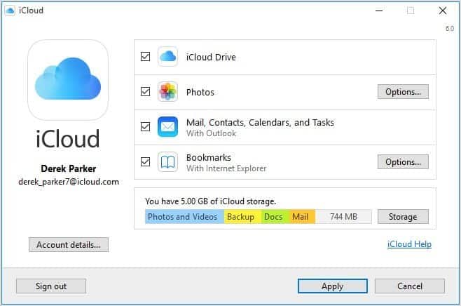 Apple iCloud Drive free cloud storage