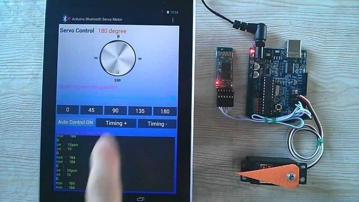 Motion Controlled Servos IoT Project