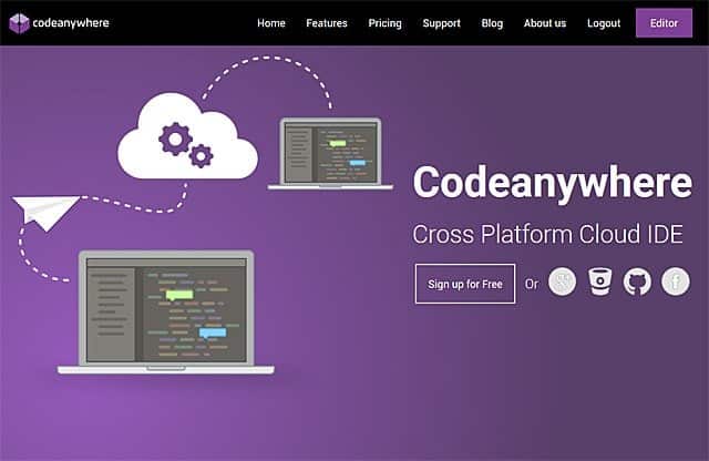 Codeanywhere Cross Platform Cloud IDE