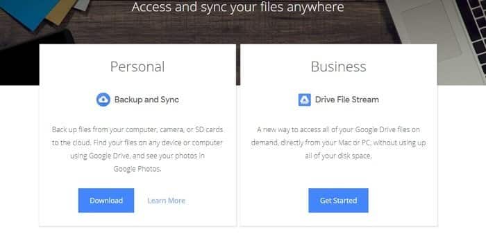 Step by Step Google Drive Desktop App Setting