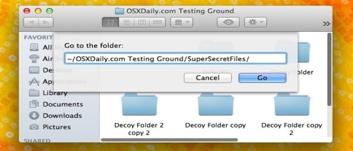 Hide Folders for Mac