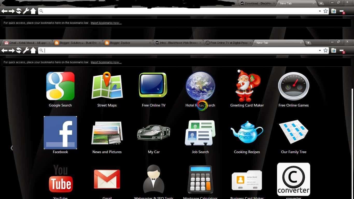 BlackHawk web Internet browser