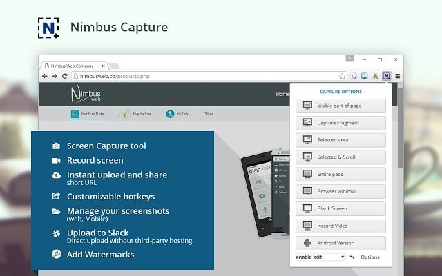 Nimbus Screenshot & Screen Video Recorder