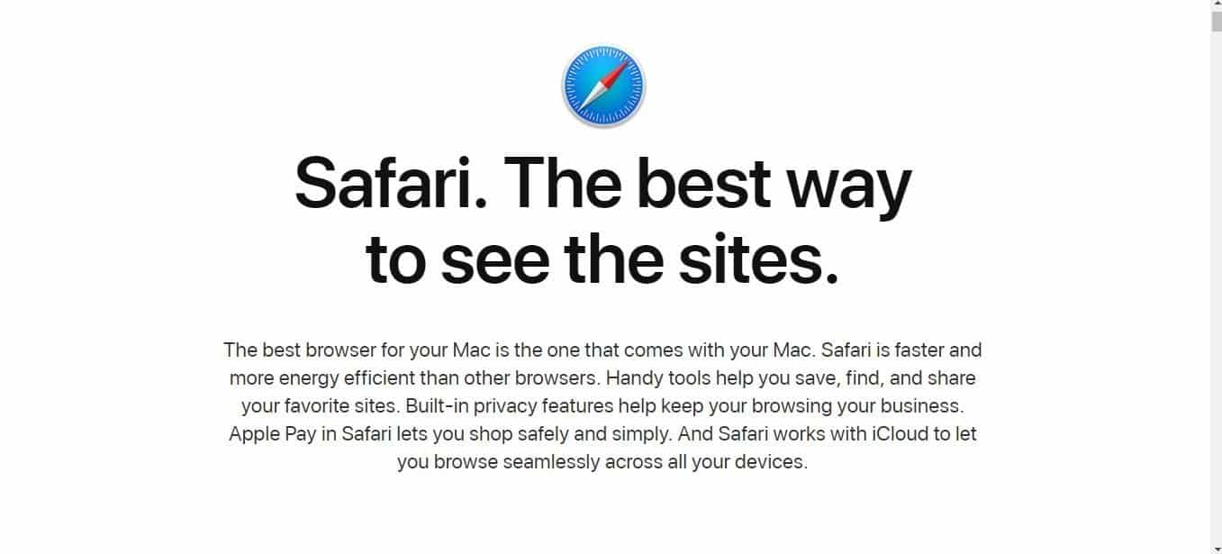 Safari browser