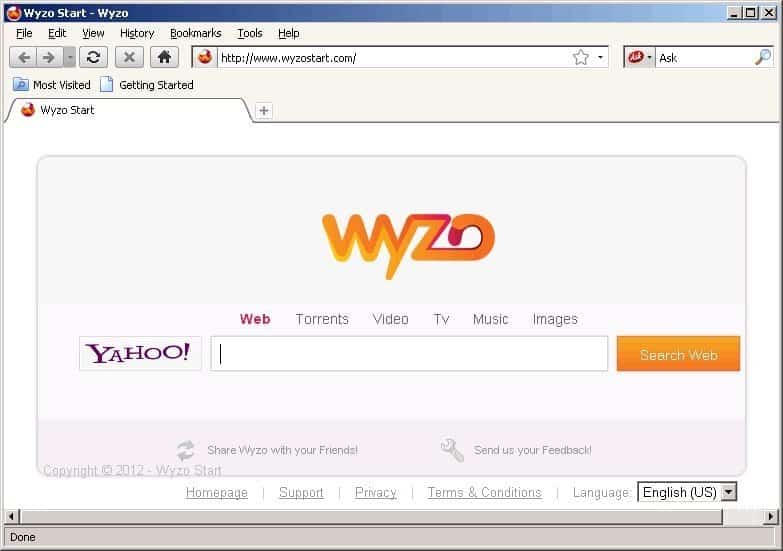 Wyzo Web Browsers For Windows