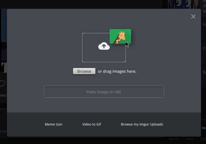 Imgur Online Image Storage