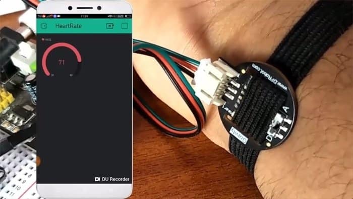 IoT enabled Heart Rate Monitoring