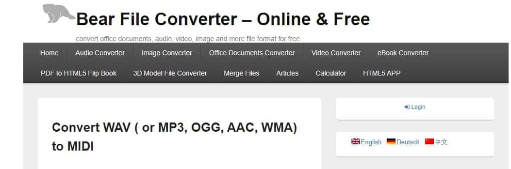 Bear File Converter – Online & Free