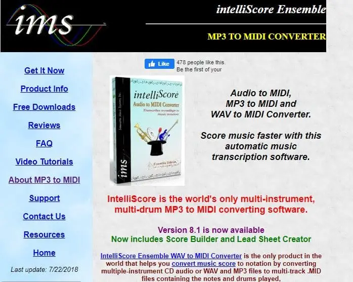 Intelliscore – Convert any Audio to MIDI