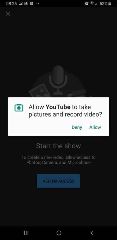 Allow Picture and Record