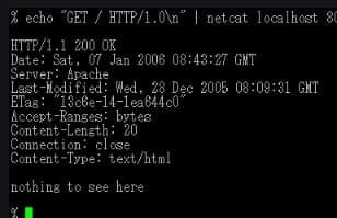 Windows Port Scan NetCat