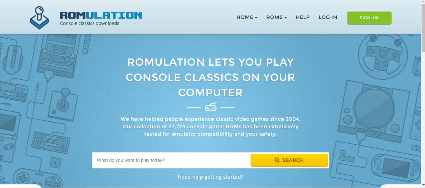 Romulation Game Site