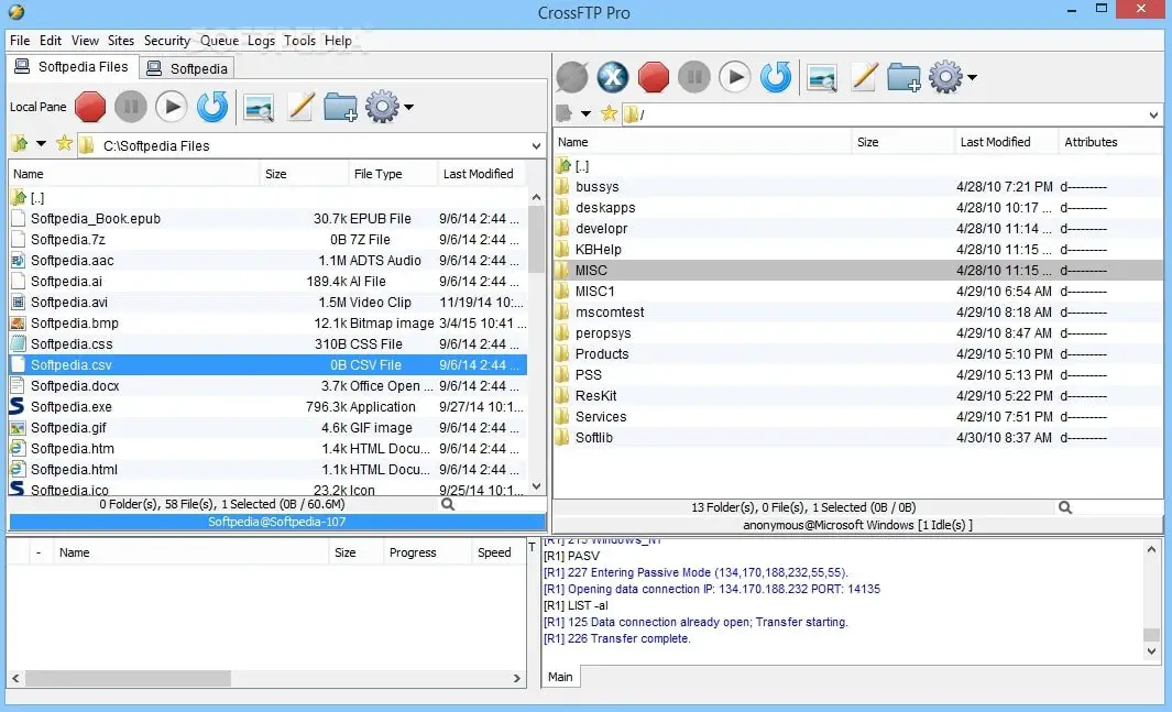 CrossFTP FTP Software for Windows