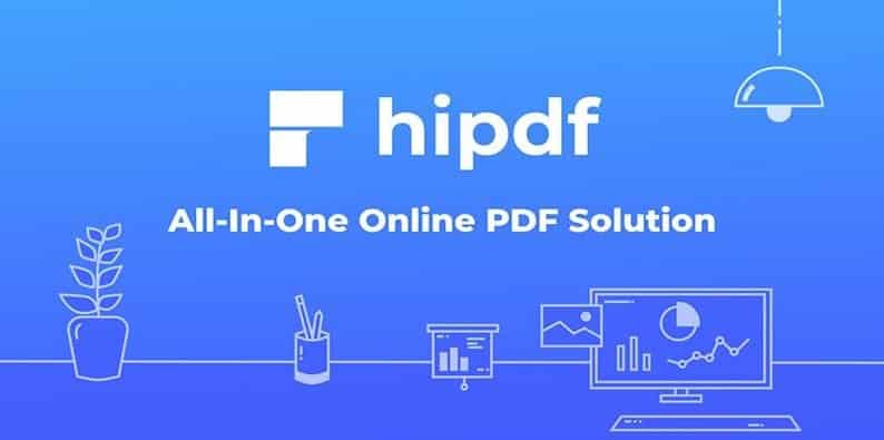 HiPDF PDF Editor to jpg to word converter online free editable
