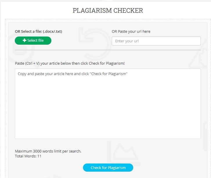 Featured image of post Free Plagiarism Checker For 3000 Words - The word limit in a single search is 3000 words.