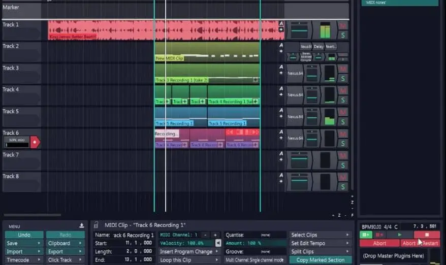 Tracktion 7 Beat Making Software