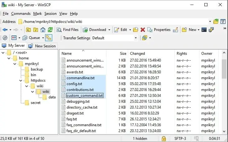 WinSCP FTP Software for Windows