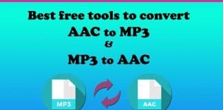 Best free tools to convert AAC to MP3 & MP3 to AAC
