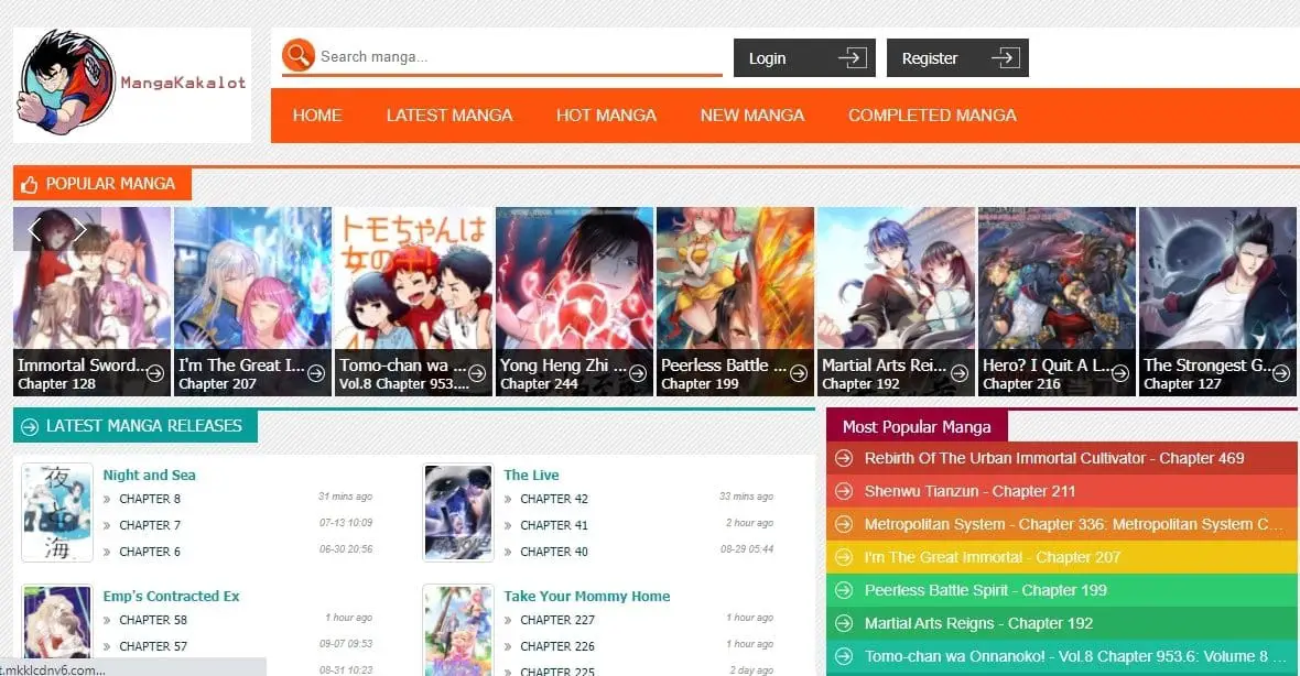 best Free manga website MangaKakalot