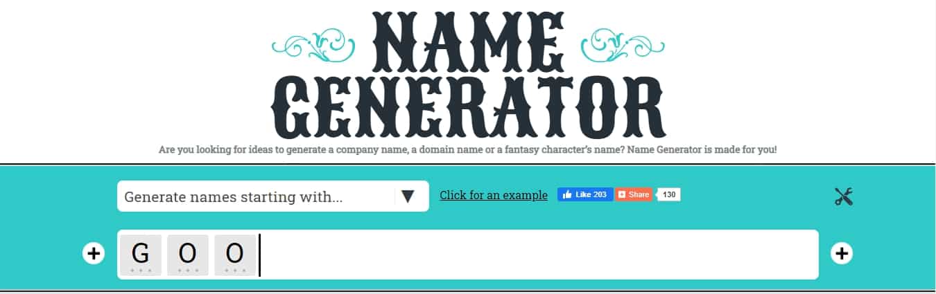Name-generator for Random Username Generator