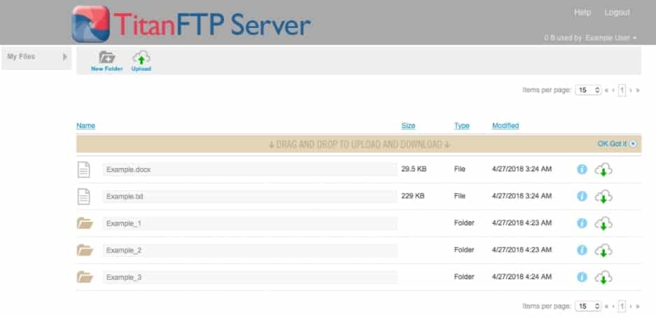 SRT Titan FTP Server