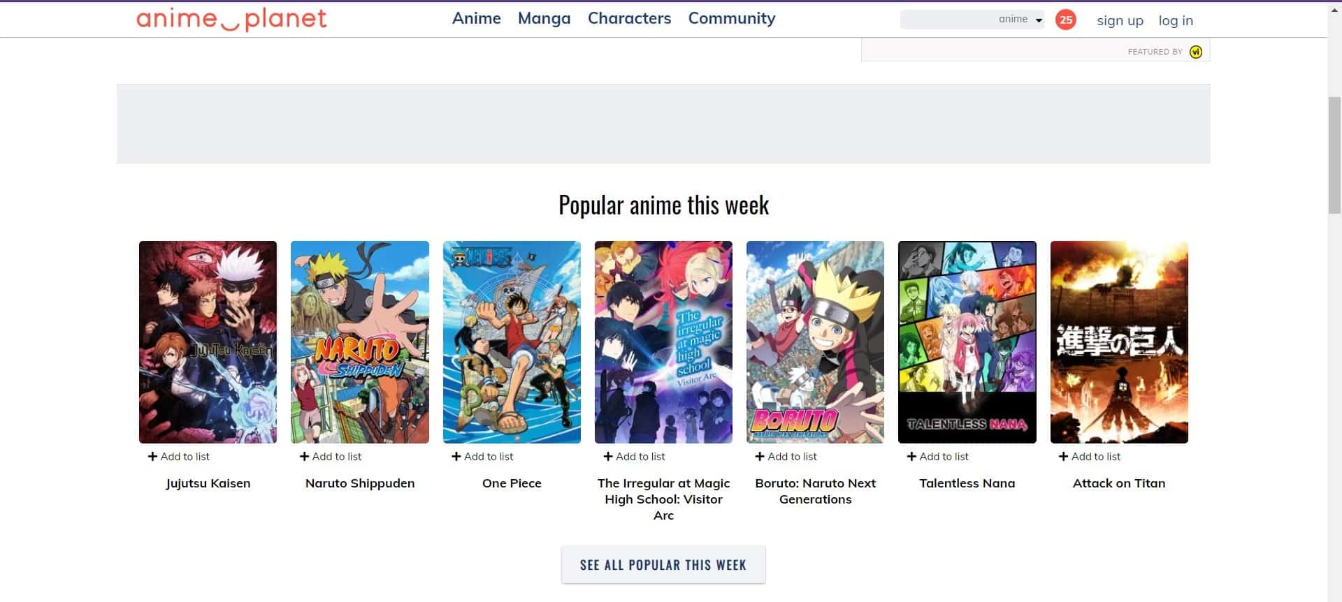 Anime Planet anime sites like kissanime