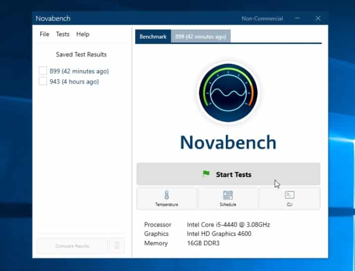 Nova Bench-ssd benchmark tool