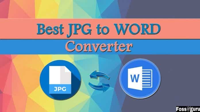 JPG to Word Converter Online For Image to Doc