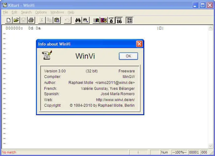 WinVi- the Best hex editor for windows