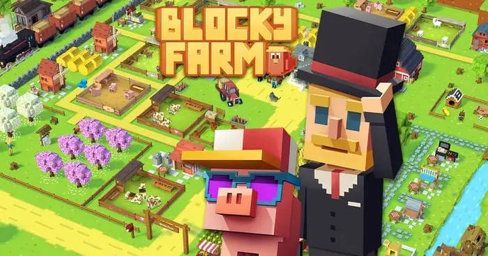 BLOCKY FARM Farming Games