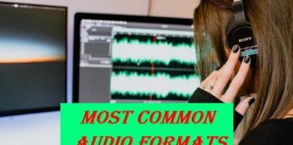 Most Common Audio Formats