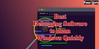 debugging software to clean Windows quickly copy