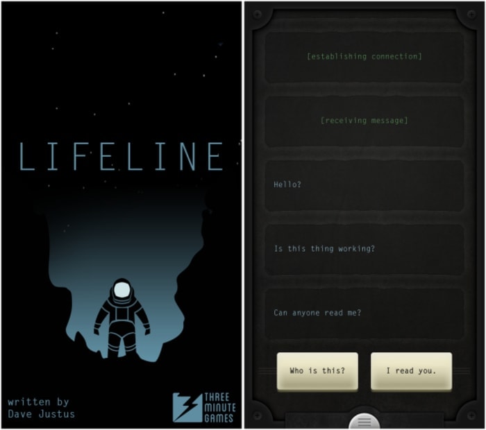 Lifeline Text Based Adventure Games