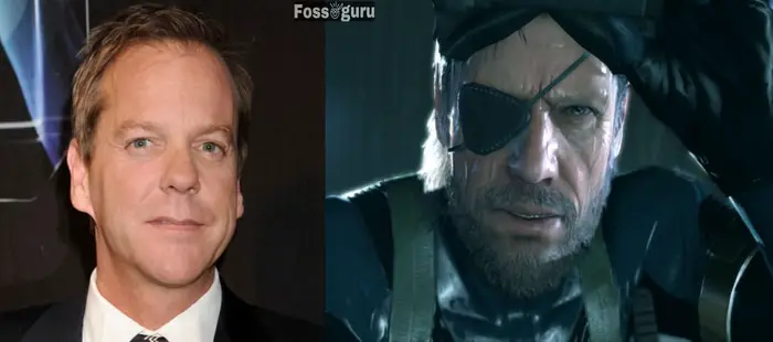 Video game voice actor Kiefer Sutherland for Metal Gear Solid V