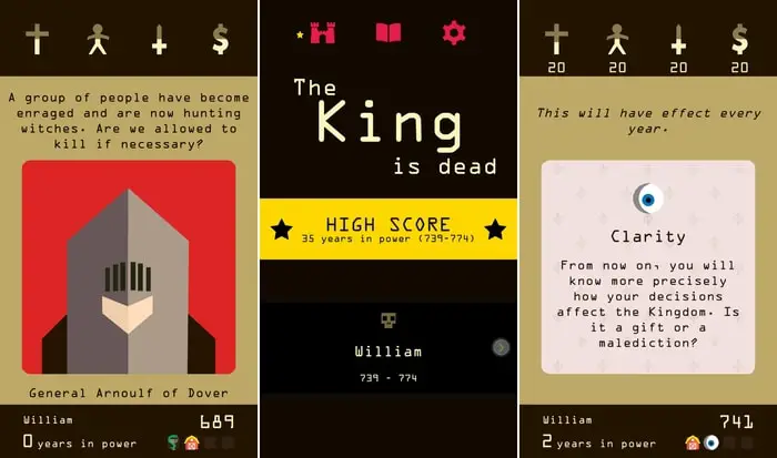 Reigns Paid Android Games