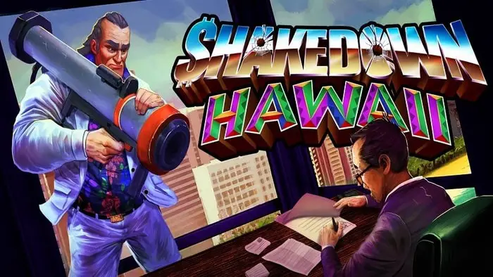 SHAKEDOWN: HAWAII Top-down shooter 