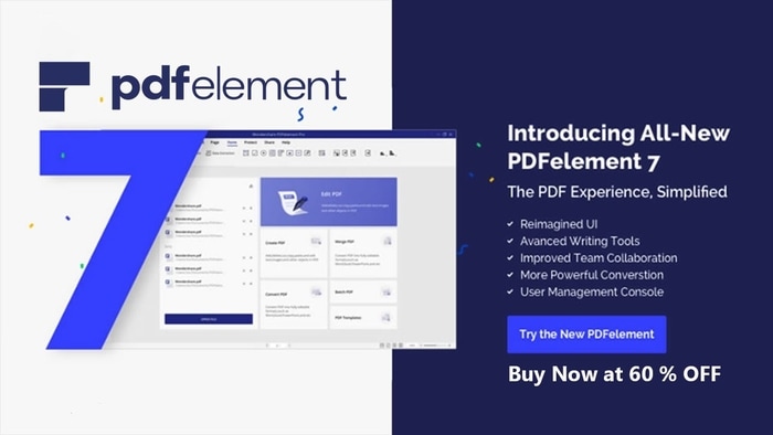 Wondershare PDFelements PDF Fillable form