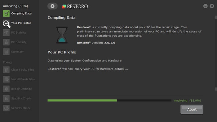Restoro Optimizer Software for Windows 