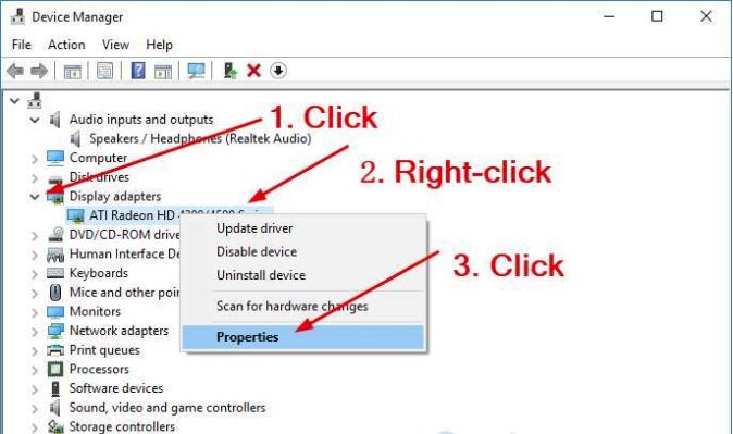 Select Roll Back Driver from the Driver section and click on Ok