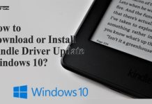 How to Download or Install Kindle Driver Update Windows 10