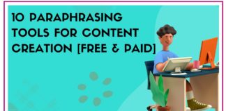 Paraphrasing Tools for content writing
