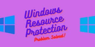Windows resource protection could not perform the requested operation problem solved