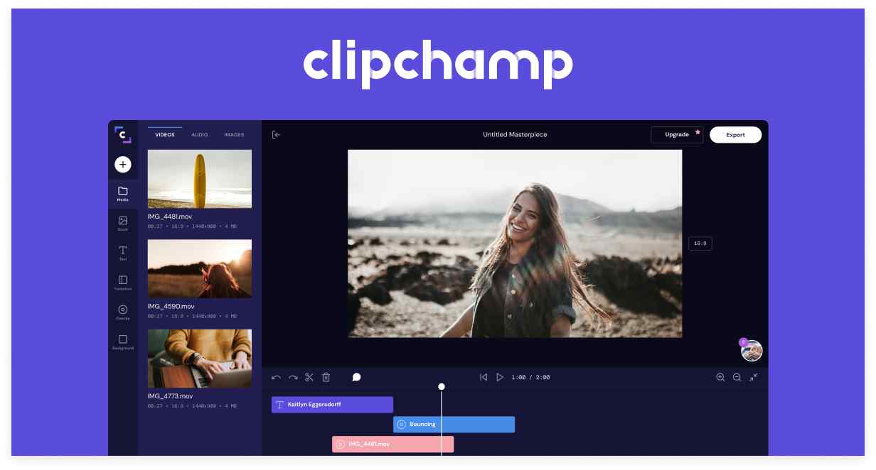If you're looking for a no-frills video editor with powerful features, Clipchamp is the way to go.