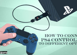How to connect ps4 controller to Different Options