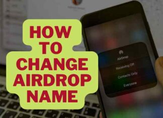 How To Change Airdrop Name - Mac iPhone iPod