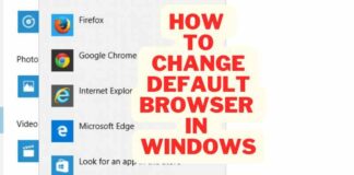 How to Change Default Browser In Windows