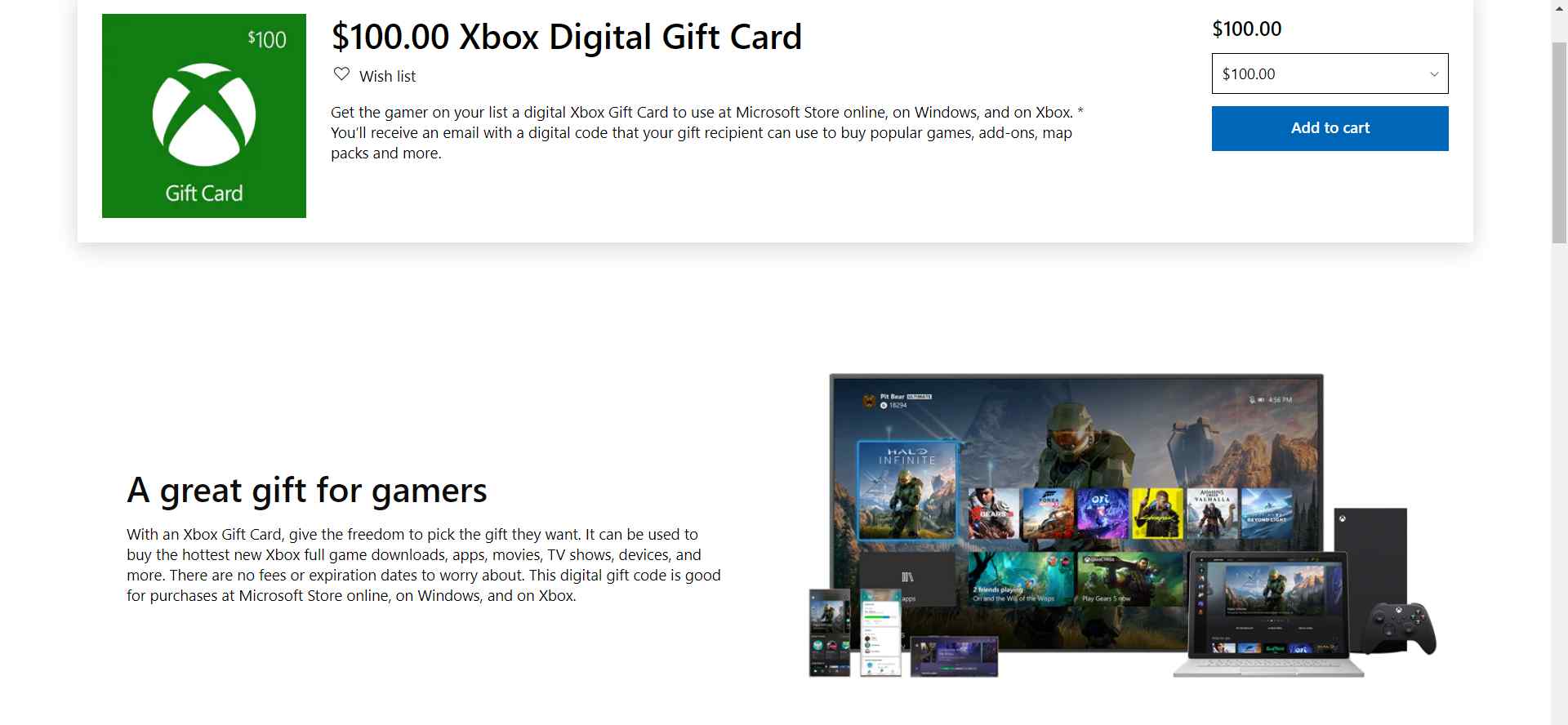 Xbox is considered one of the best game consoles in the world, and if you know someone who has one, it's not a bad idea to give them an Xbox gift card.