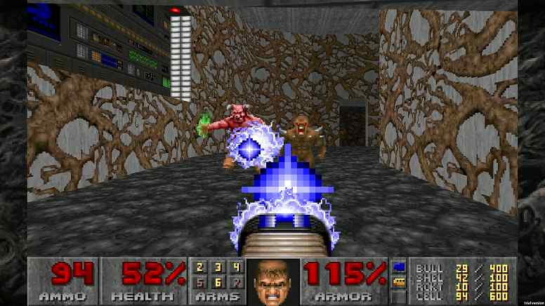 Doom is an old-school first-person shooter game made by id Software and came out in 1993.
