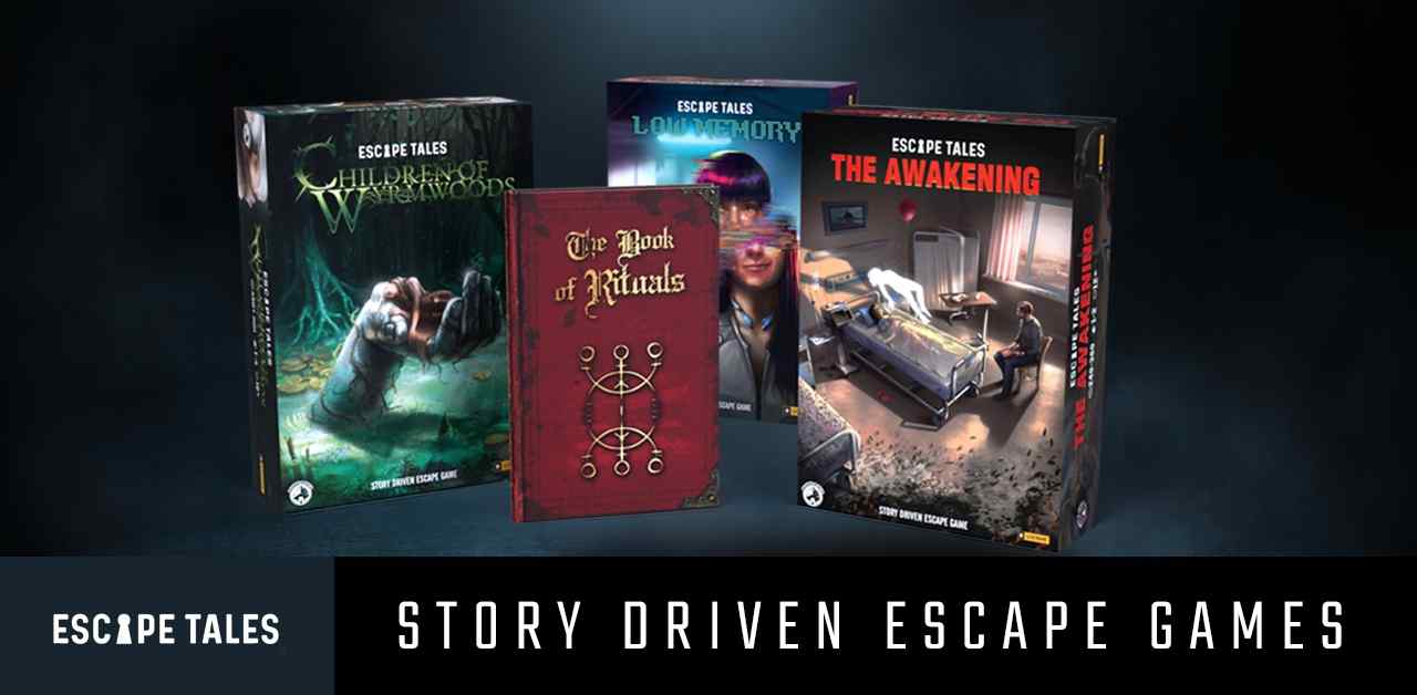 Escape Tales: The Awakening game is designed for 1-4 players and has 2-3 hours of playing time.