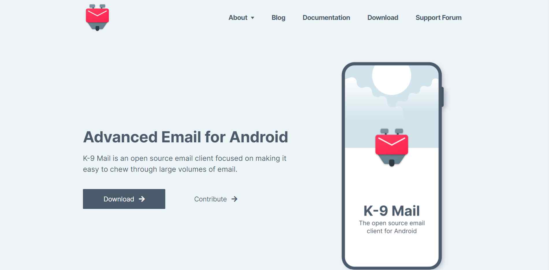 K-9 Mail is an email program for Android devices that helps people stay organized and in touch.